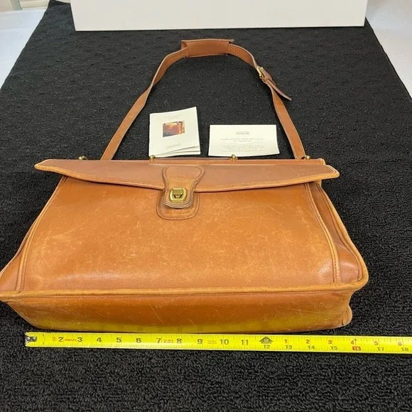 Vintage Coach Beekman 5266 Shoulder Bag Leather Messenger Briefcase Laptop - Picture 3 of 16